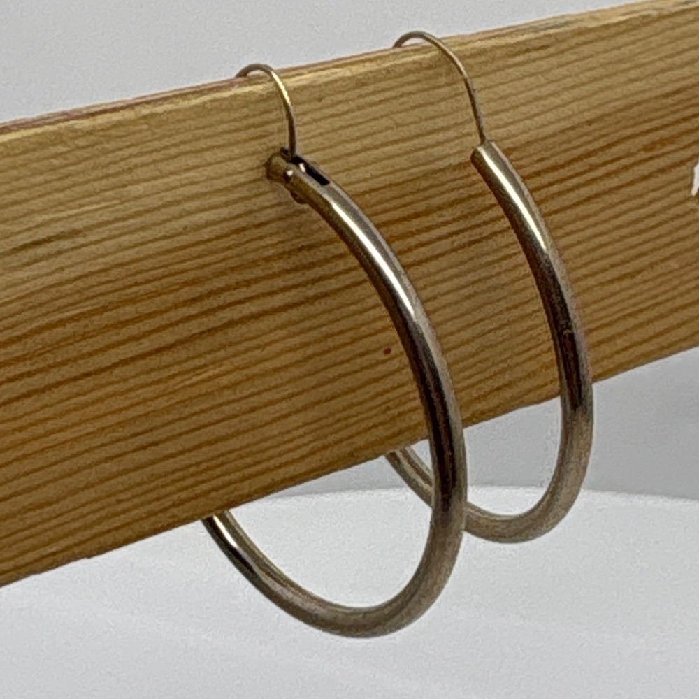 Large Hoop Earrings Gold Tone Fashion Jewelry Women's‎ Accessories